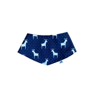 bandanka deer with heart zimowa granatowa bandanka w refinery dla psa lub kota