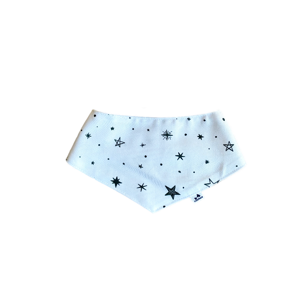 stars-pet-bandana bandanka Stars biała bandanka dla psa w delikatne gwiazdki