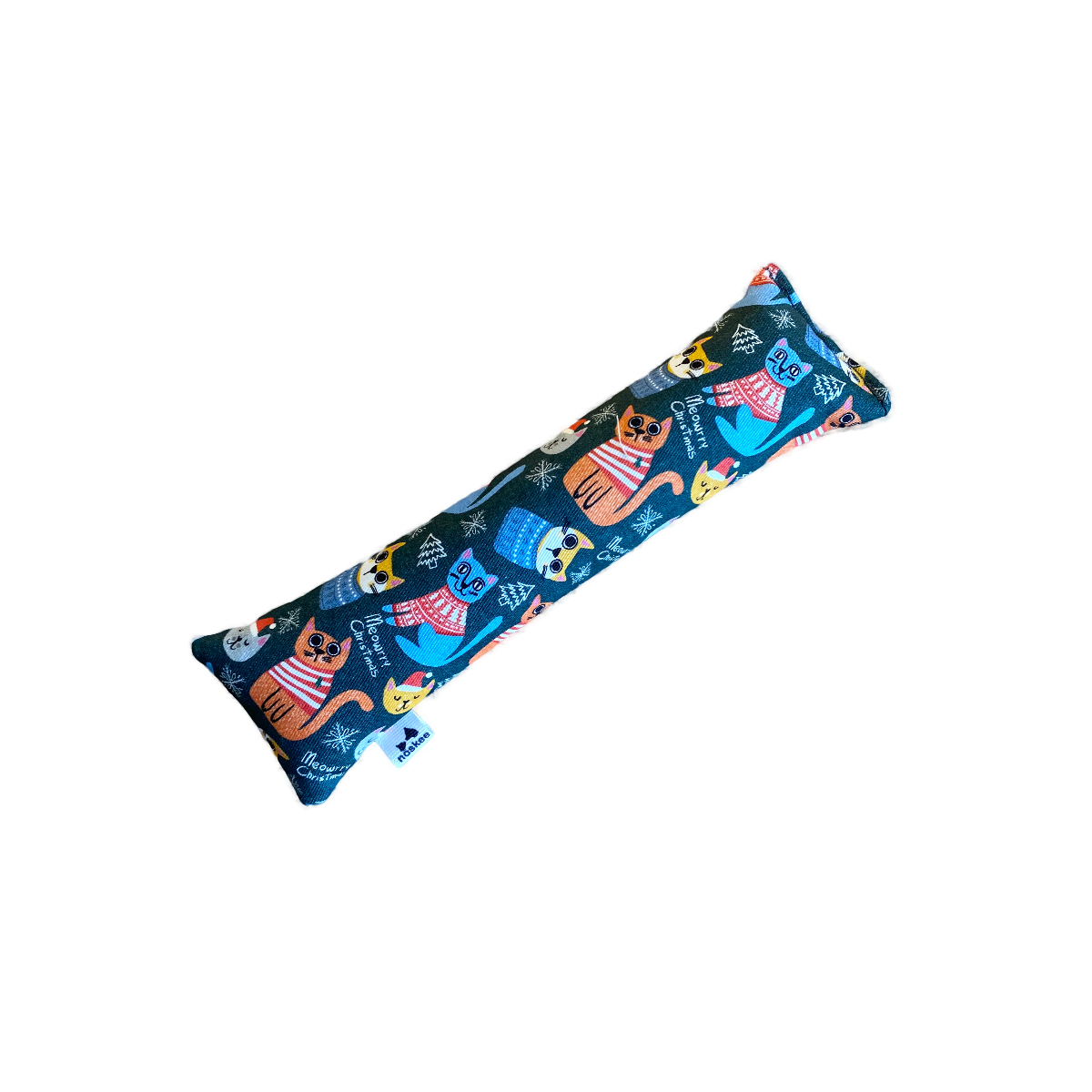 xmax-meow-kicker kopacz xmas cats świąteczny kopacz w kocim wzorze dla kota zabawka dla kota prezent dla kota pod choinkę