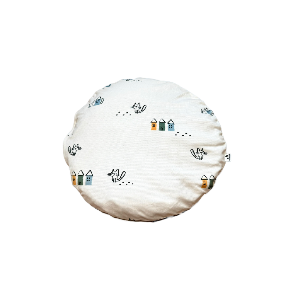 minimalcatpillow poducha minimal cats