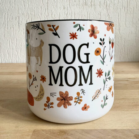 kubek dog mom spring