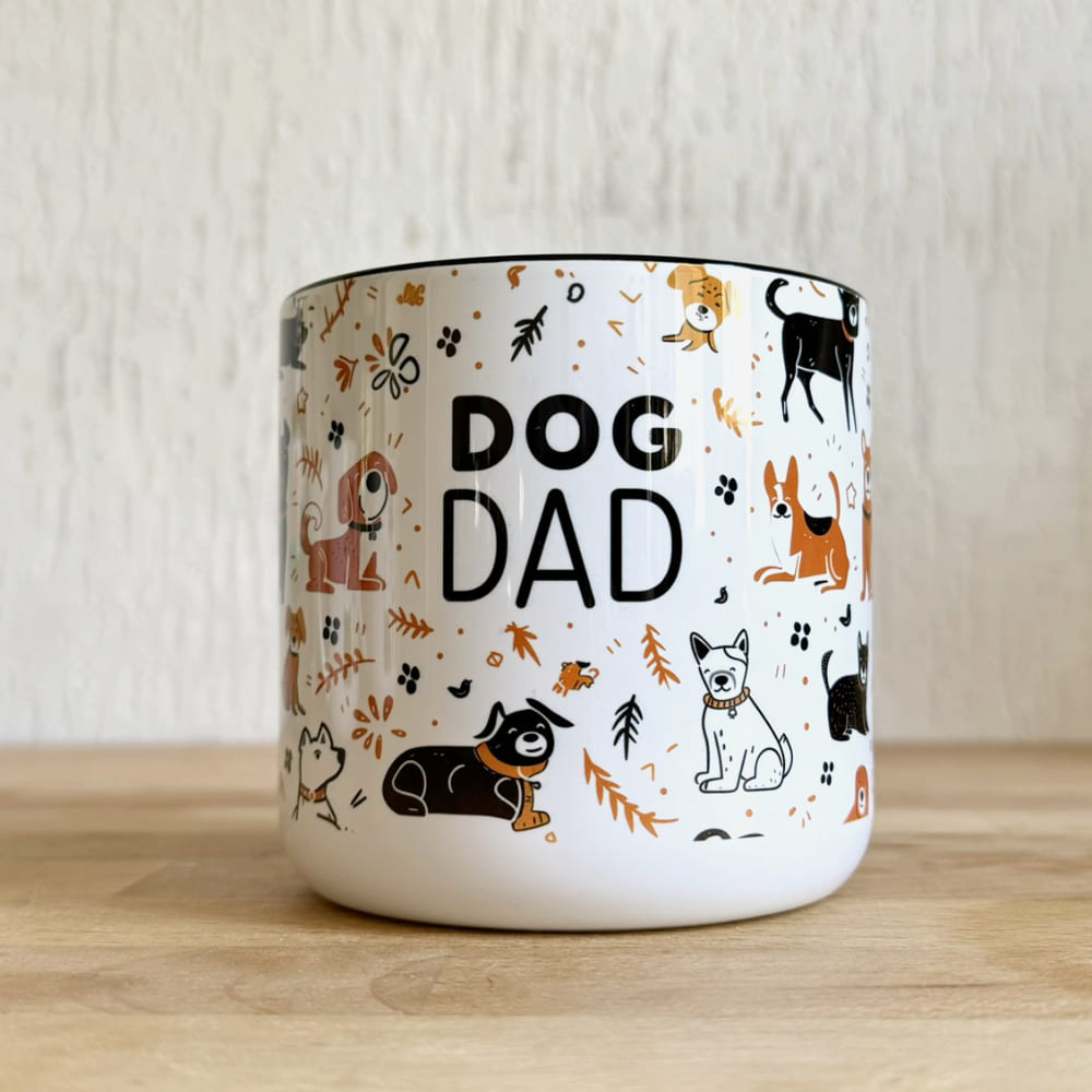 dogdadmug kubek Dog Dad Ginger