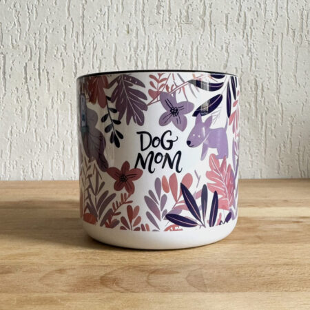 kubek dog mom lavender