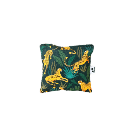 poduszeczka tropical cheetah, poduszka dla kota z kocimiętką, walerianą, matatabi, zabawka dla kota brytyjskiego