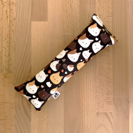 Kopacz Choco Neko z japońską kocimiętką, kopacz dla kota kawaii, matatabi zabawka