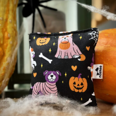 mini niuchacz pawty monster dla psa, niuchacz dla psa, zabawka uspokajająca z ziołami z lawendą, walerianą dla psa, noskee