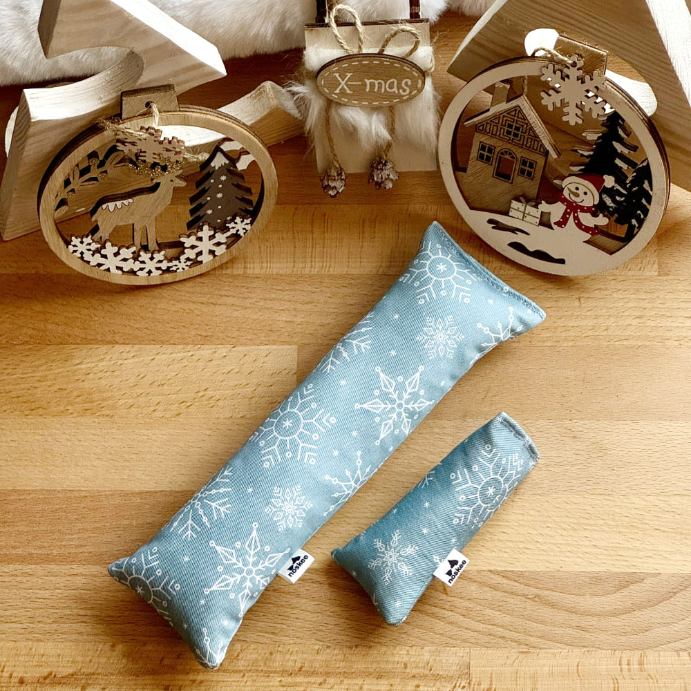 2snowflake Kopacz Snowdrift Whiskers, zimowy błękitny kopacz dla kota, mini kopacz do kompletu